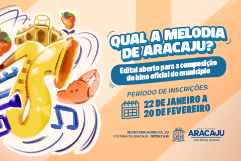 Prefeitura de Aracaju lança concurso para escolha do hino da cidade