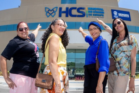 Pacientes oncológicas conhecem o Hospital do Câncer de Sergipe e celebram a chegada da nova unidade