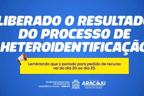 Prefeitura divulga resultado do processo de heteroidentificação do PSS da Assistência Social